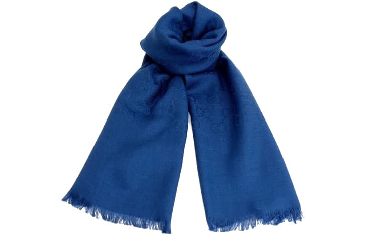GUCCI/古驰 Gucci Scarf Blue