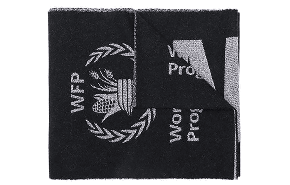 Balenciaga Logo Wool Scarf