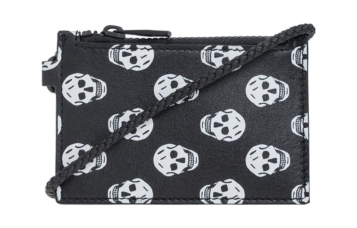 Alexander McQueen Skull Print Card Holder