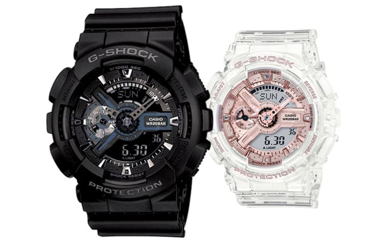 CASIO/卡西欧 Casio G-Shock GA-110-1BDR & GMA-S110SR-7A