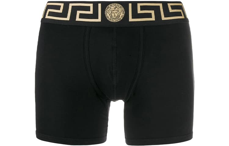 VERSACE/范思哲 Versace Logo Boxer Briefs Black