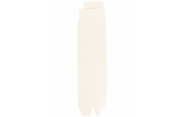 Maison Margiela/马吉拉 Maison Margiela FW21 Ribbed Knit Socks Beige