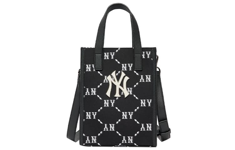 MLB NY Yankees Retro Tote Bag Black White