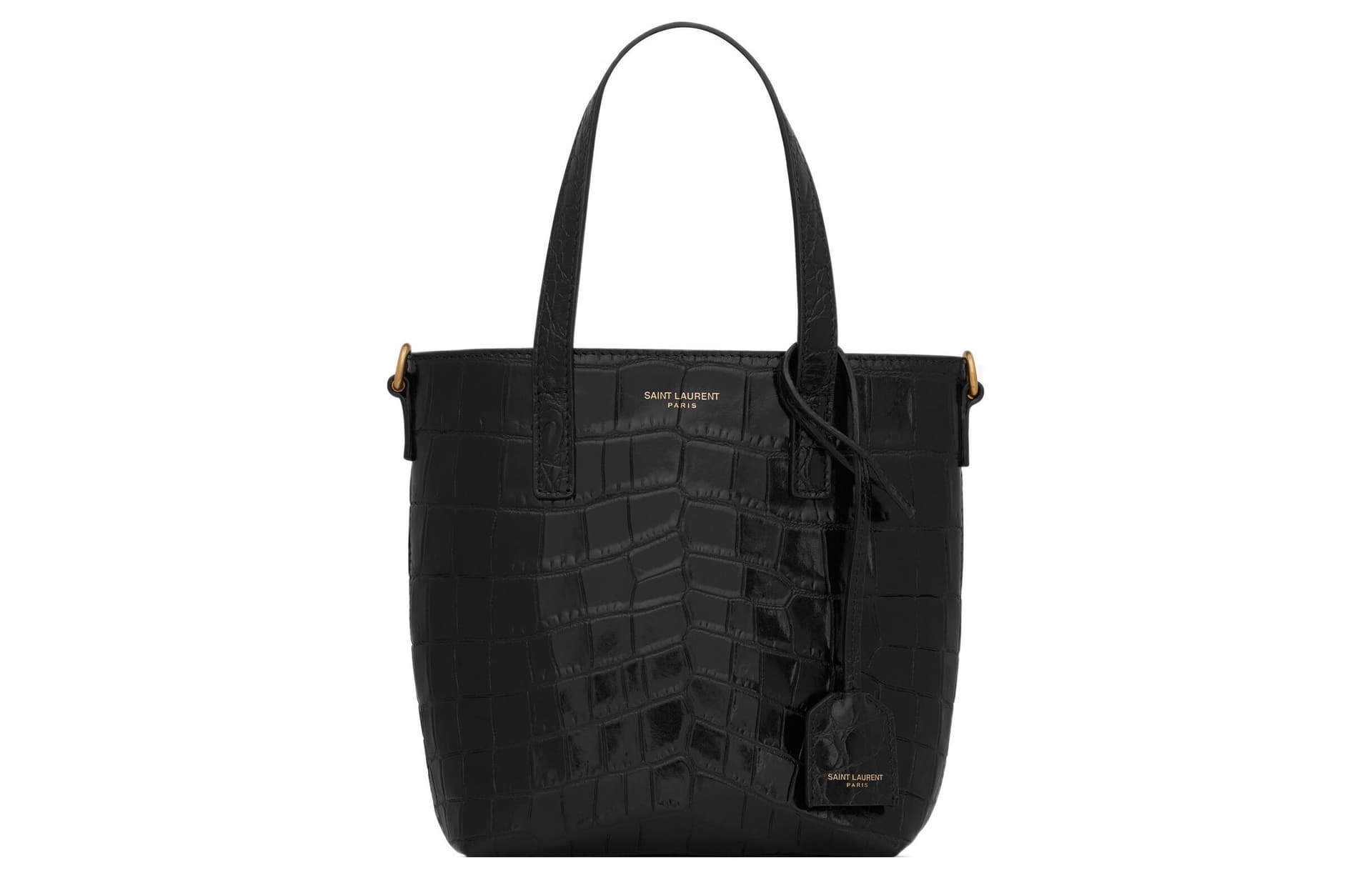 SAINT LAURENT/圣罗兰 Saint Laurent Paris Mini Tote Bag Black