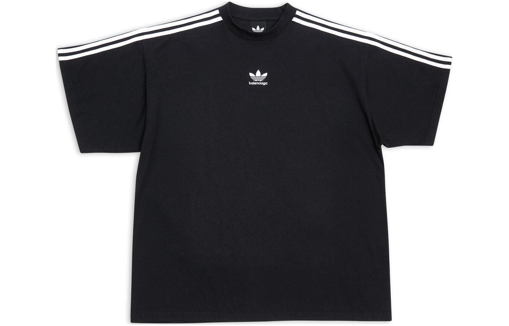 Balenciaga x adidas FW22 Logo T-Shirt Black