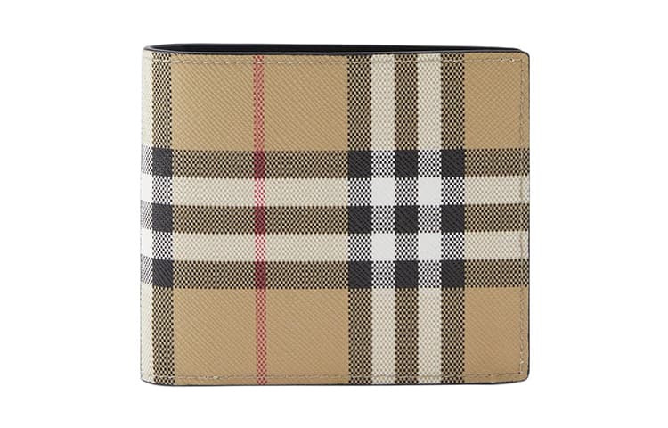 Burberry Classic Check Card Holder Beige
