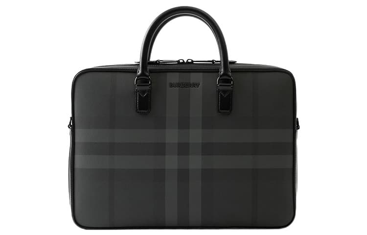 Burberry Briefcase Charcoal Black