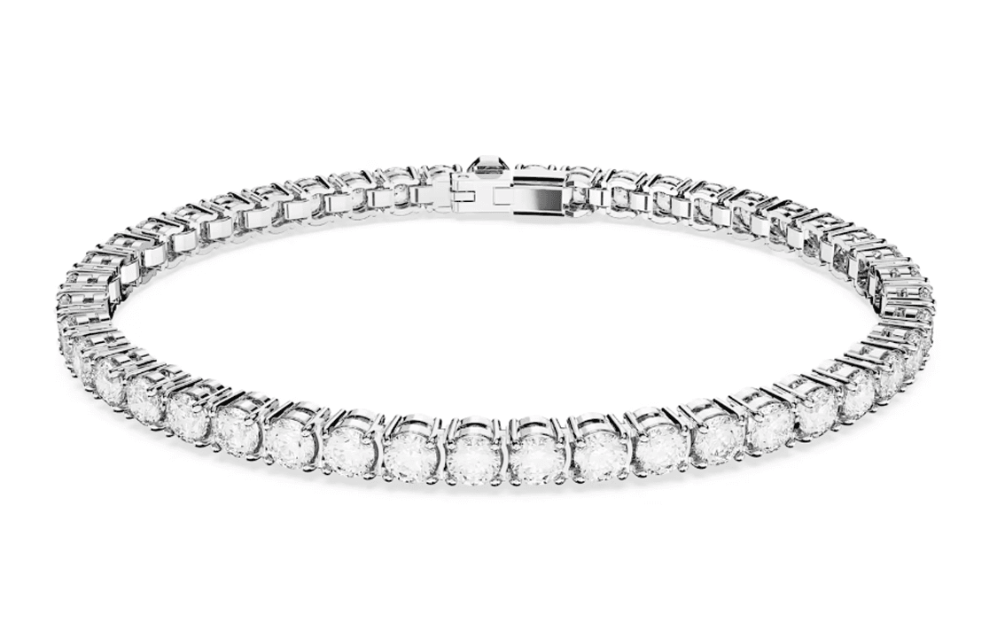 Swarovski/施华洛世奇 Swarovski Matrix Tennis Bracelet Silver