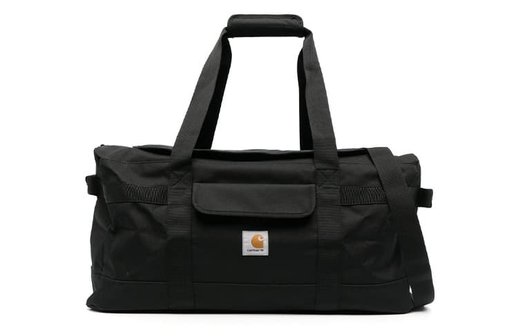 Carhartt Logo Zip Shoulder Bag Medium Black