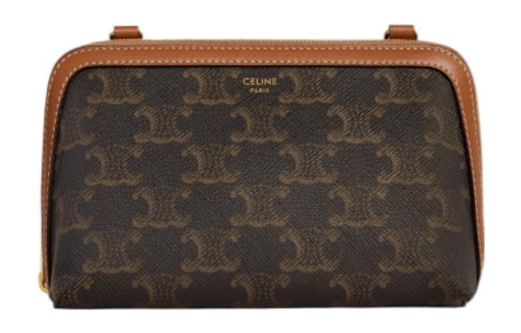 CELINE Triomphe Canvas Chain Bag