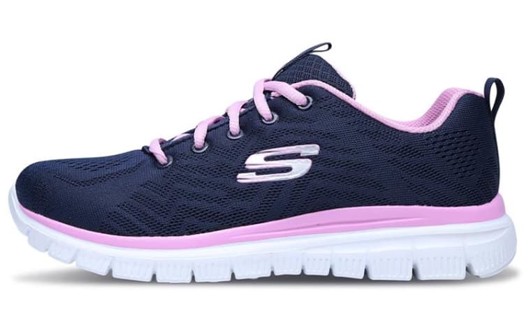 Skechers/斯凯奇 Skechers Graceful Get Connected Blue Pink White