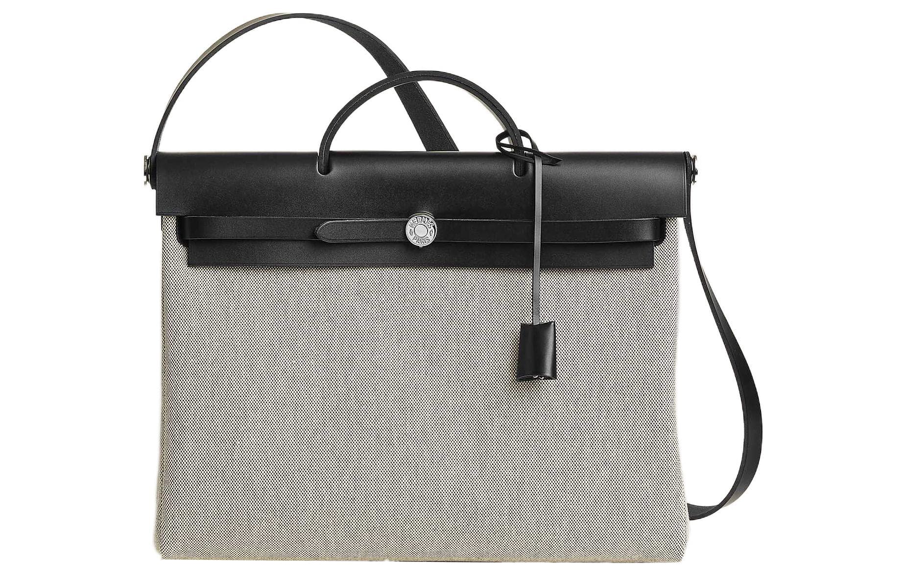 HERMES/爱马仕 Hermes Herbag 39 Beige Black