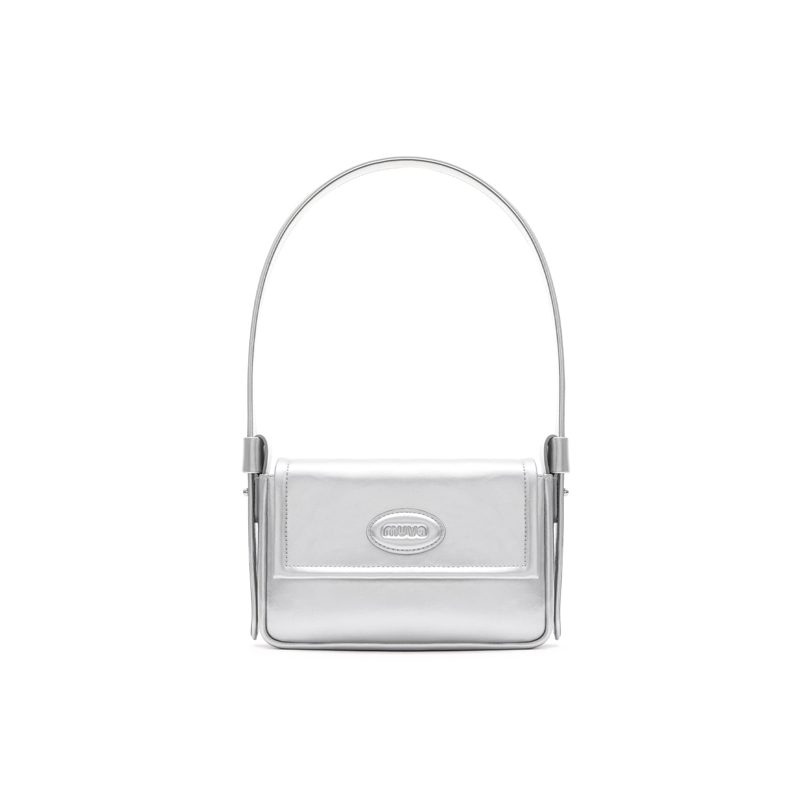 MUVA Shoulder Bag Milkshake White/Party Red/Moonrock Silver