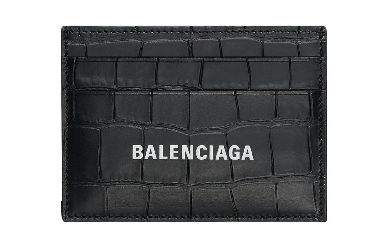 Balenciaga Cash Card Holder Black