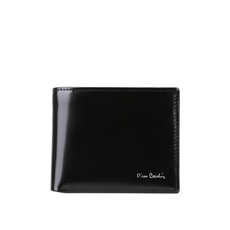 PIERRE CARDIN/皮尔卡丹 Pierre Cardin Card Holder Black/Grey