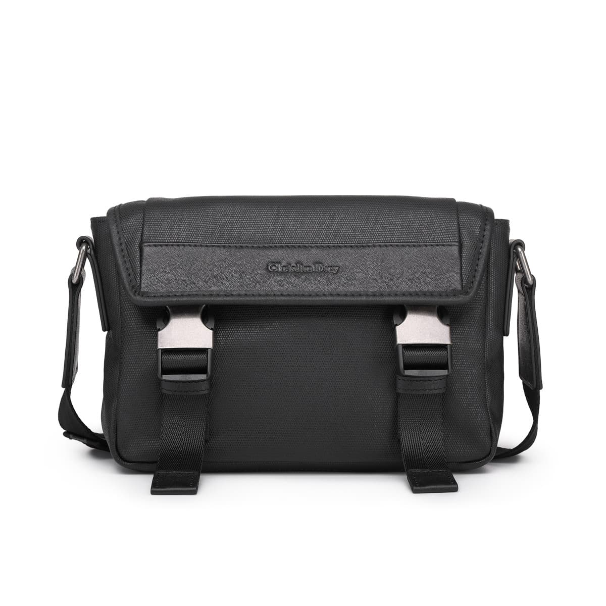 Chrisdien Deny/克雷斯丹尼 Chrisdien Deny Messenger Bag Black