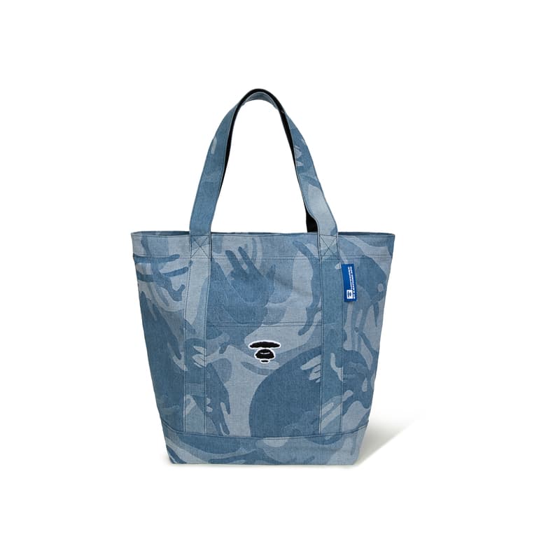 Aape SS24 Camo Denim Tote Bag