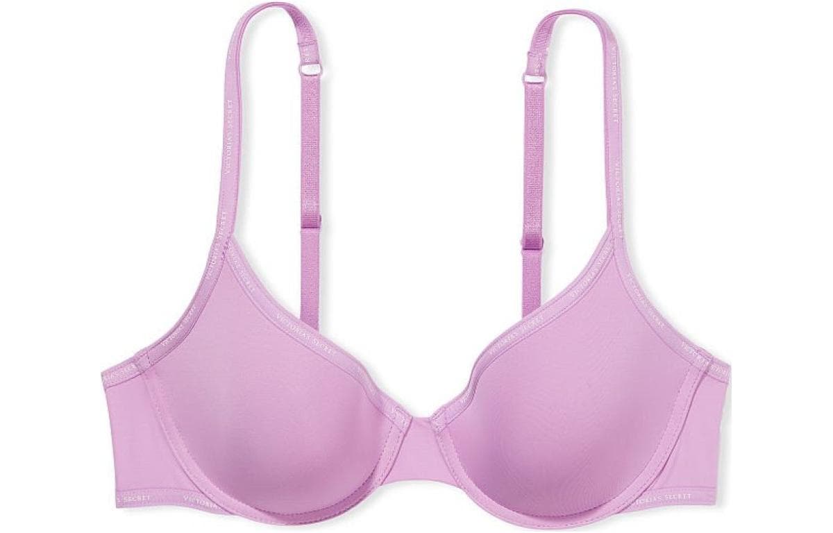 Victoria's Secret/维多利亚的秘密 Victoria's Secret Logo Seamless Bra Light Purple