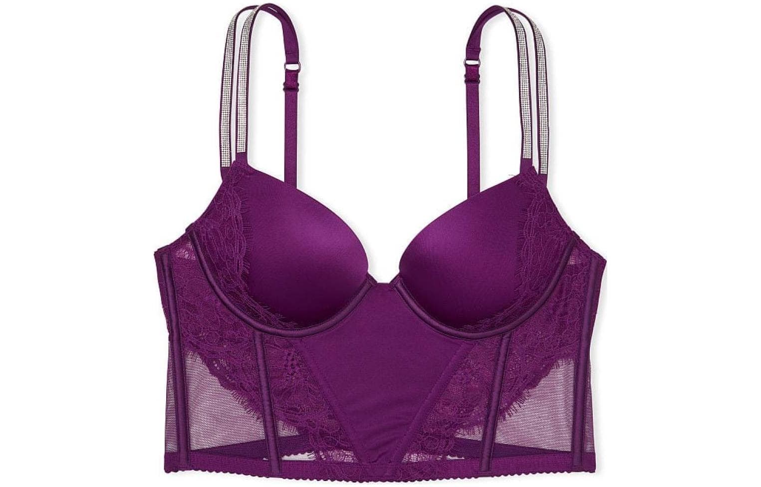 Victoria's Secret/维多利亚的秘密 Victoria's Secret VERY SEXY 0630 Double Shine Strap Push-Up Corset Top