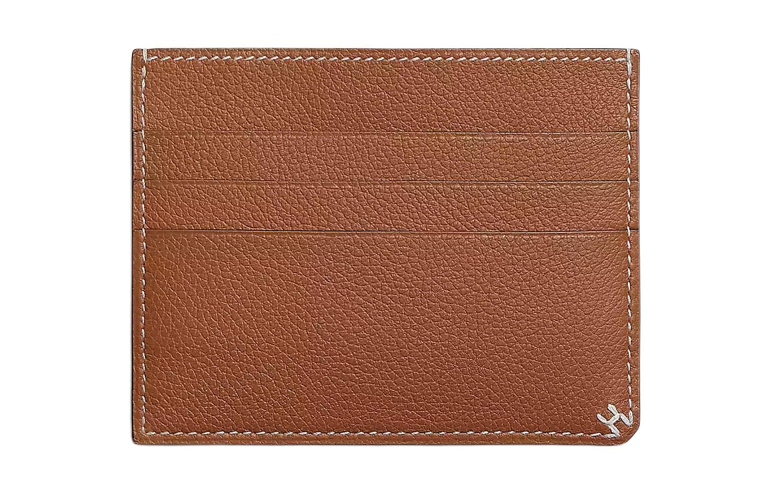 HERMES/爱马仕 Hermes H Sellier Card Holder Gold