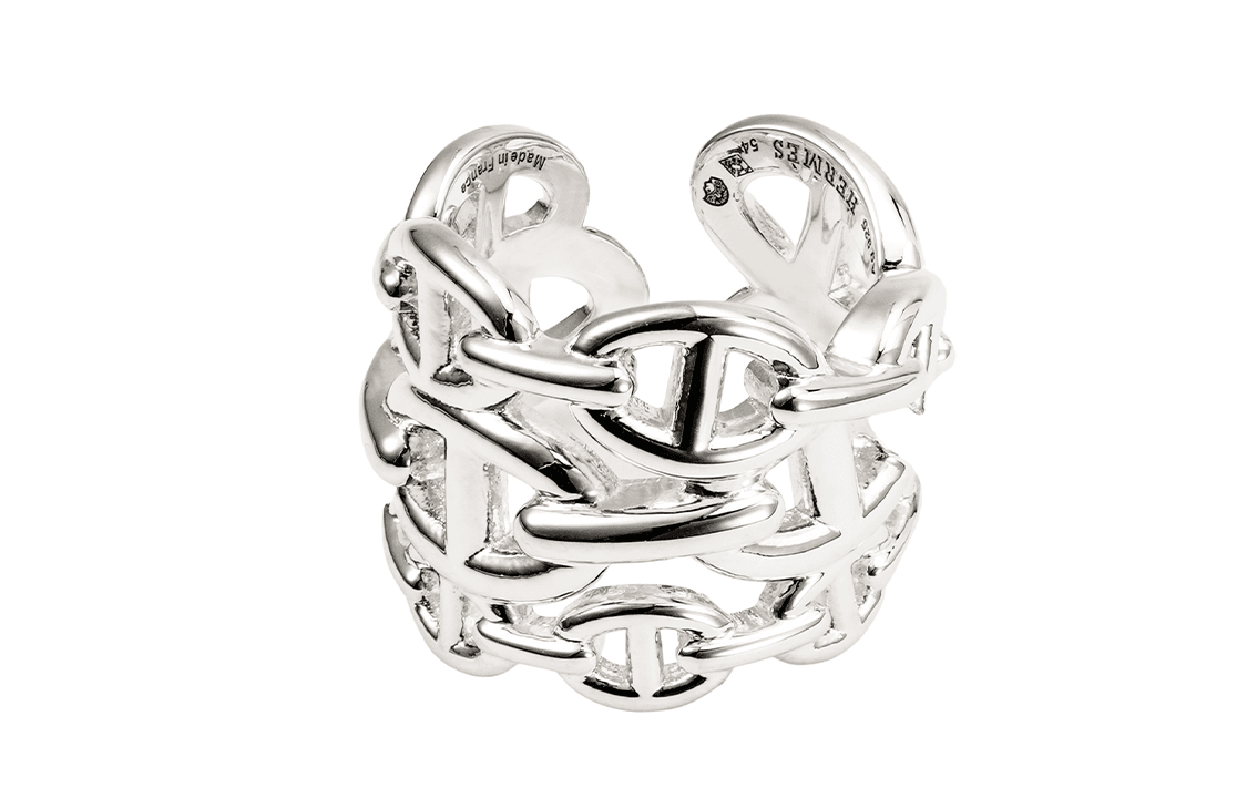 HERMES/爱马仕 Hermes 925 Silver Ring