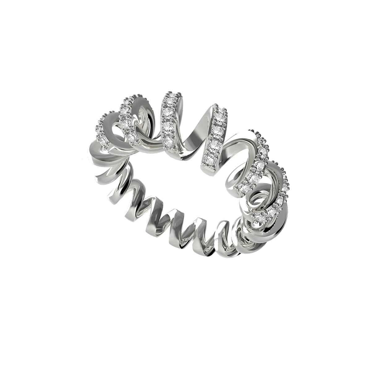 BOONEE Maze Series Cream Roll Ring