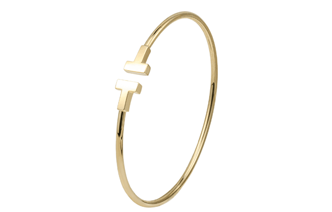 TIFFANY & CO./蒂芙尼 Tiffany & Co. T Series Gold Bracelet