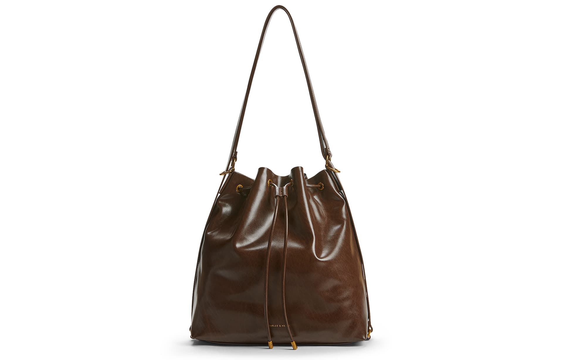 CHARLES&KEITH Charles & Keith Noir/Cream/Dark Brown