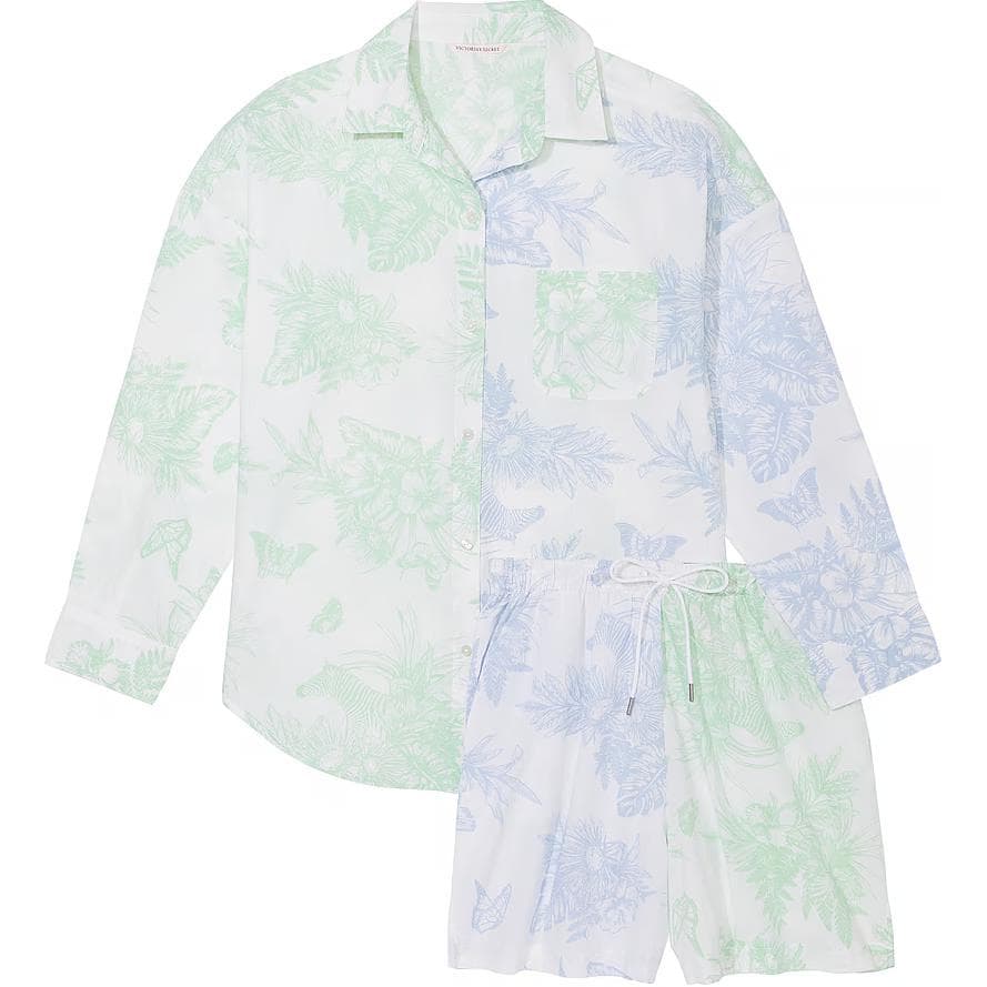 Victoria's Secret/维多利亚的秘密 Victoria's Secret PINK Pajama Set Mint