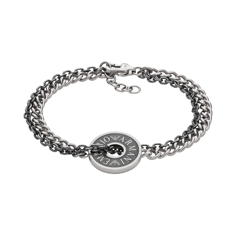 EMPORIO ARMANI/阿玛尼 Armani Double Chain Bracelet