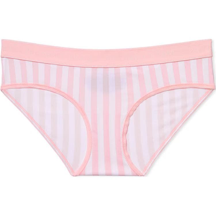 Victoria's Secret/维多利亚的秘密 Victoria's Secret Logo Cotton Hiphugger Panty Pretty Blossom Stripe