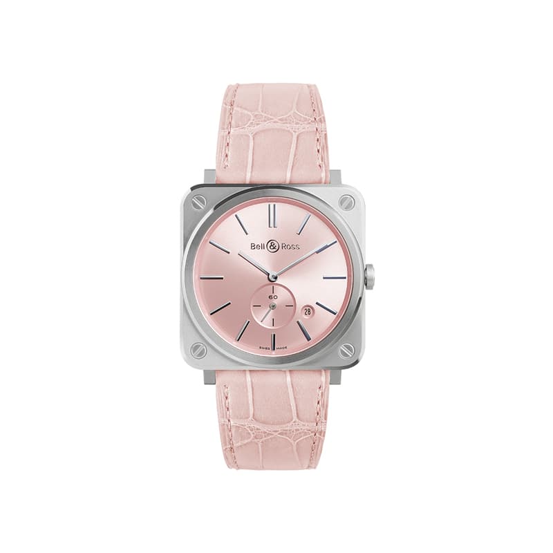 BELL & ROSS/柏莱士 Bell & Ross 39mm Pink Dial Quartz Women's Watch