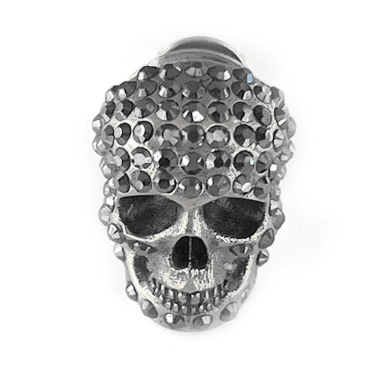 Alexander McQueen Skull Earrings Silver
