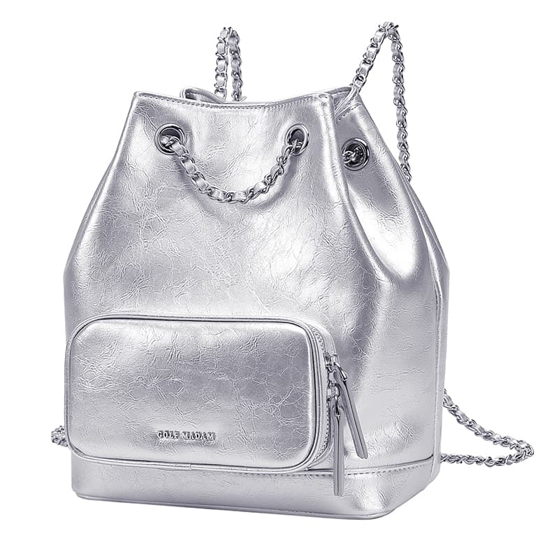 GOLF/高尔夫 GOLF Chain Bag Silver Black