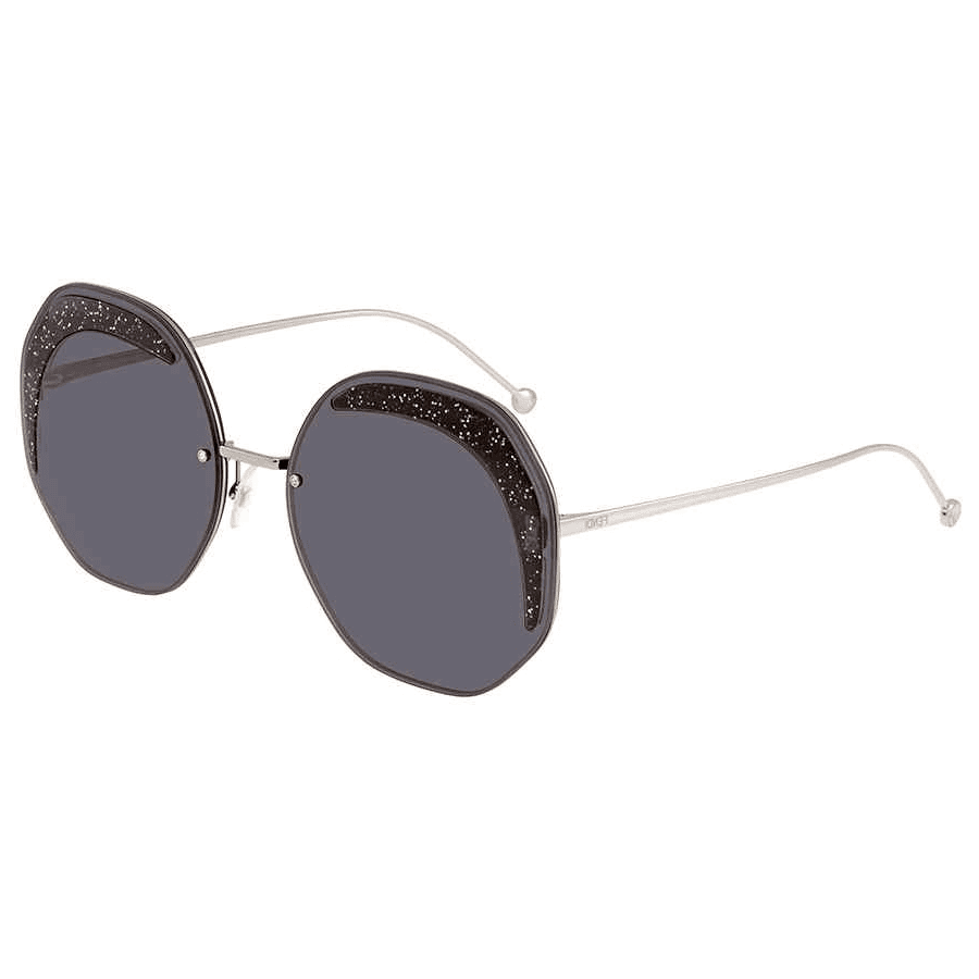 FENDI/芬迪 Fendi Round Metal Sunglasses Silver