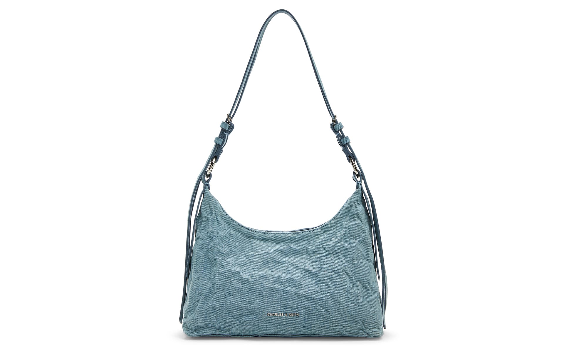 CHARLES&KEITH Charles & Keith Denim Blue Shoulder Bag
