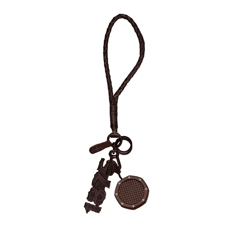 Travis Scott Logo Keychain Brown