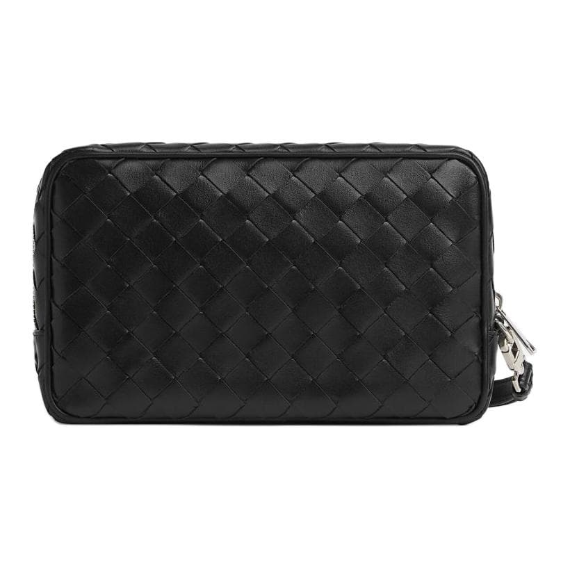 Bottega Veneta/葆蝶家 Bottega Veneta Intrecciato Small Clutch Black