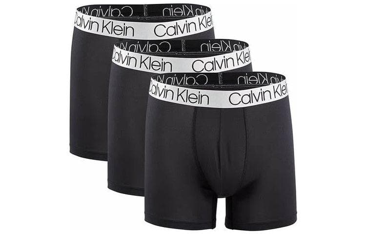 Calvin Klein Boxer Briefs 3-Pack Space Black