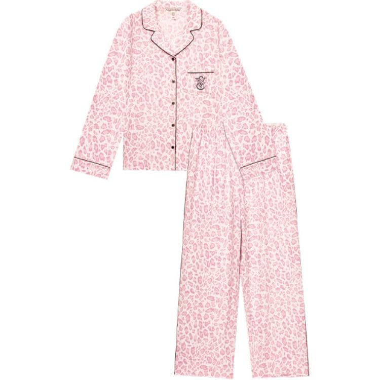 Victoria's Secret/维多利亚的秘密 Victoria's Secret Pajama Set Pink Leopard