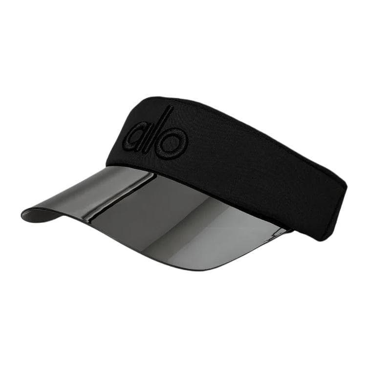 alo yoga Logo Embroidered Hat Black