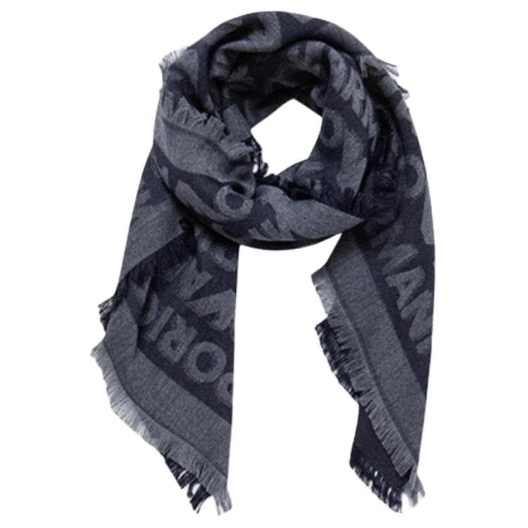 EMPORIO ARMANI/阿玛尼 Emporio Armani Scarf Blue