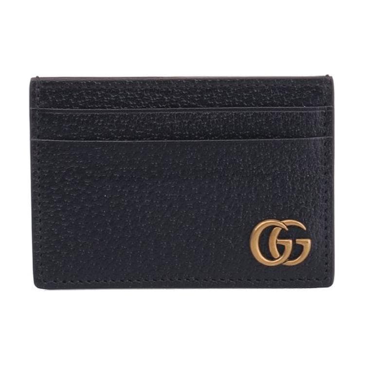 GUCCI/古驰 Gucci Marmont Card Holder Black