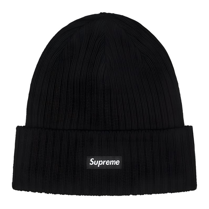 Supreme Overdyed Beanie Black