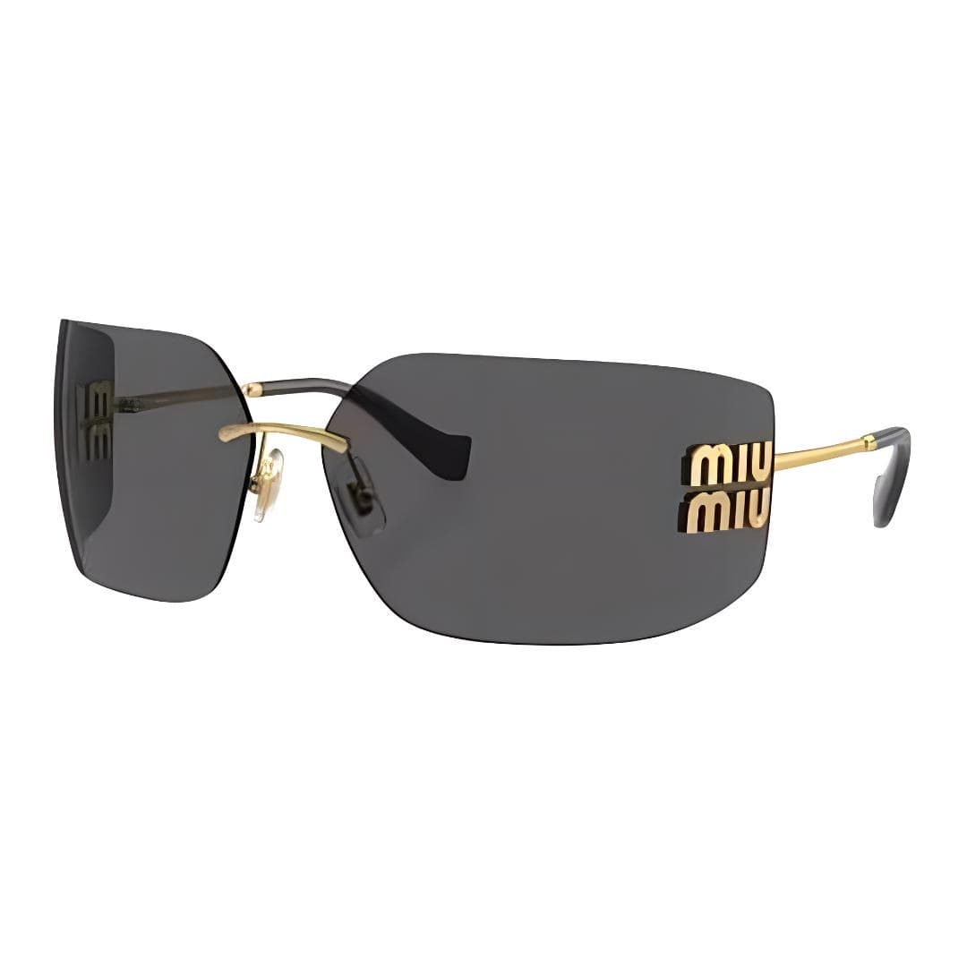 Miu Miu Side Logo Sunglasses Gold