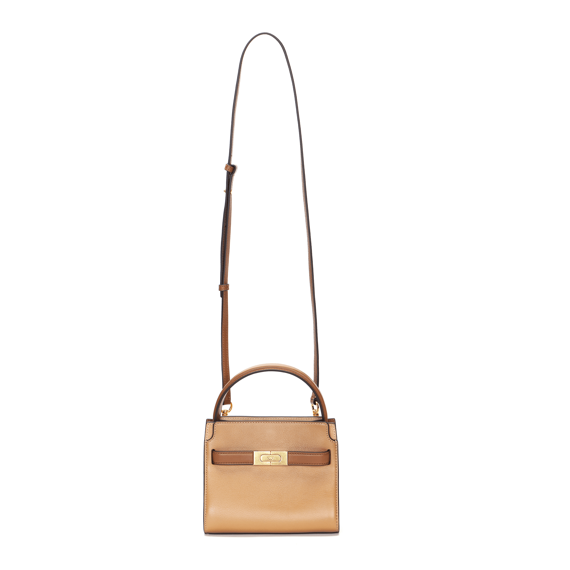 TORY BURCH/汤丽柏琦 Tory Burch Lee Radziwill Mini Brown