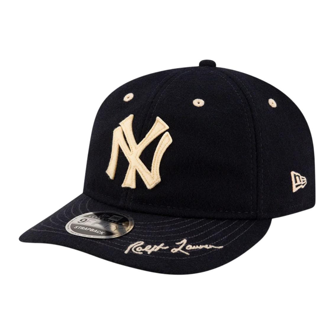 New Era x Ralph Lauren Wool Cap Navy Blue
