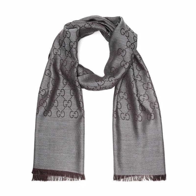 GUCCI/古驰 Gucci Wool Fringe Scarf