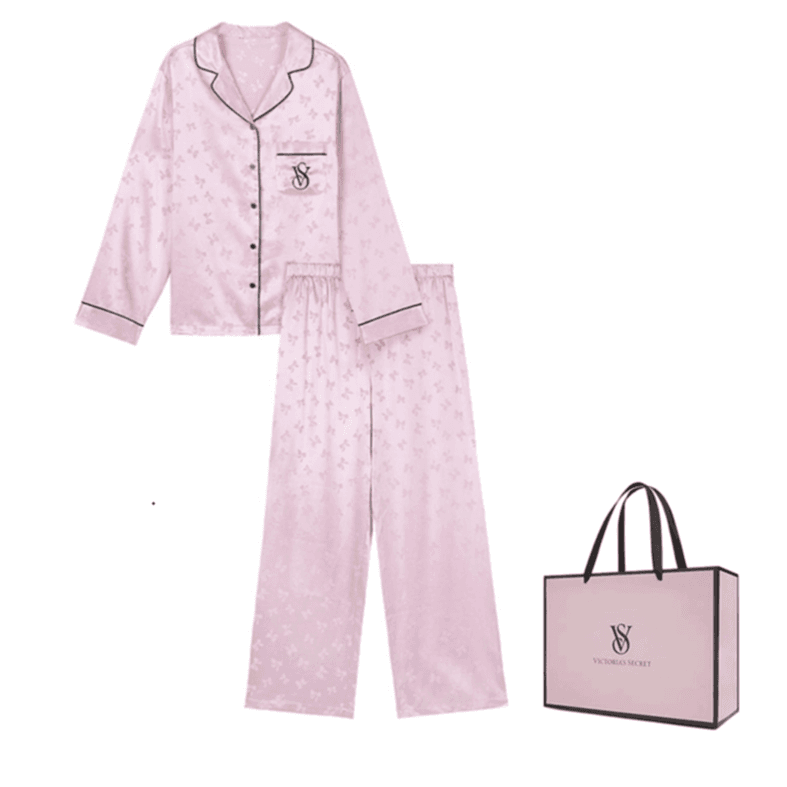 Victoria's Secret/维多利亚的秘密 Victoria's Secret PINK The Mix Pajama Set Pink