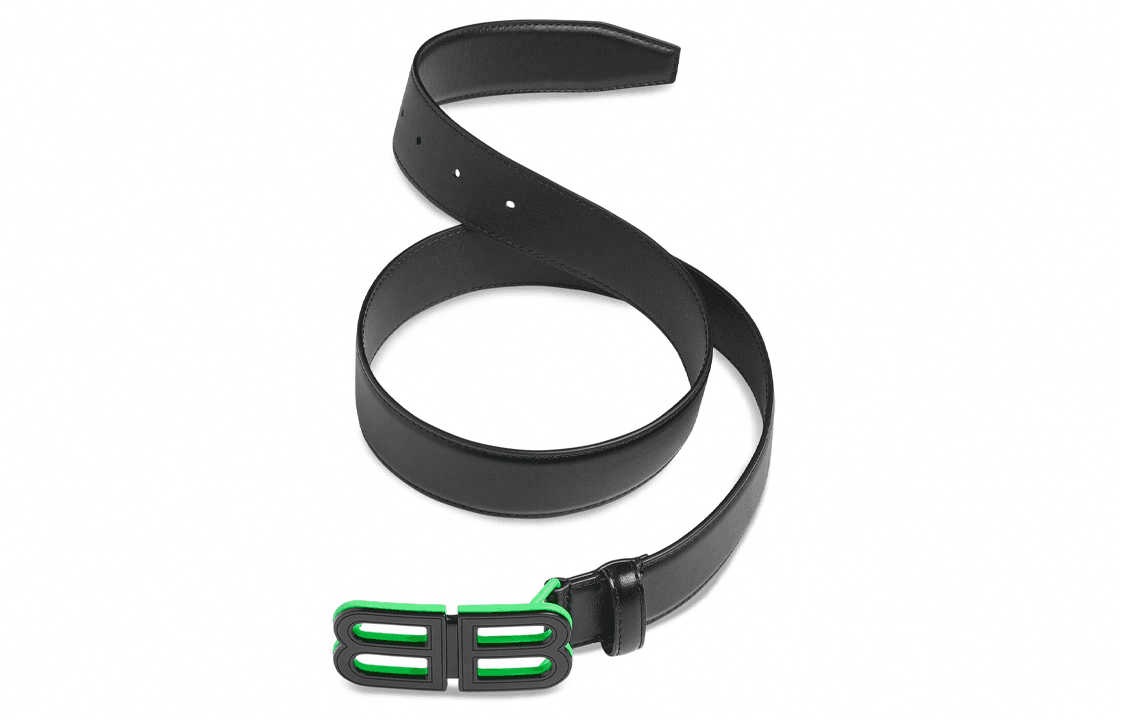 Balenciaga BB Belt Black